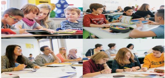 Foto Schülerinnen und Schüler -stellvertretend für die Bildungspläne